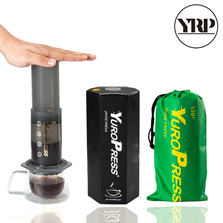 Aeropress-style coffee maker